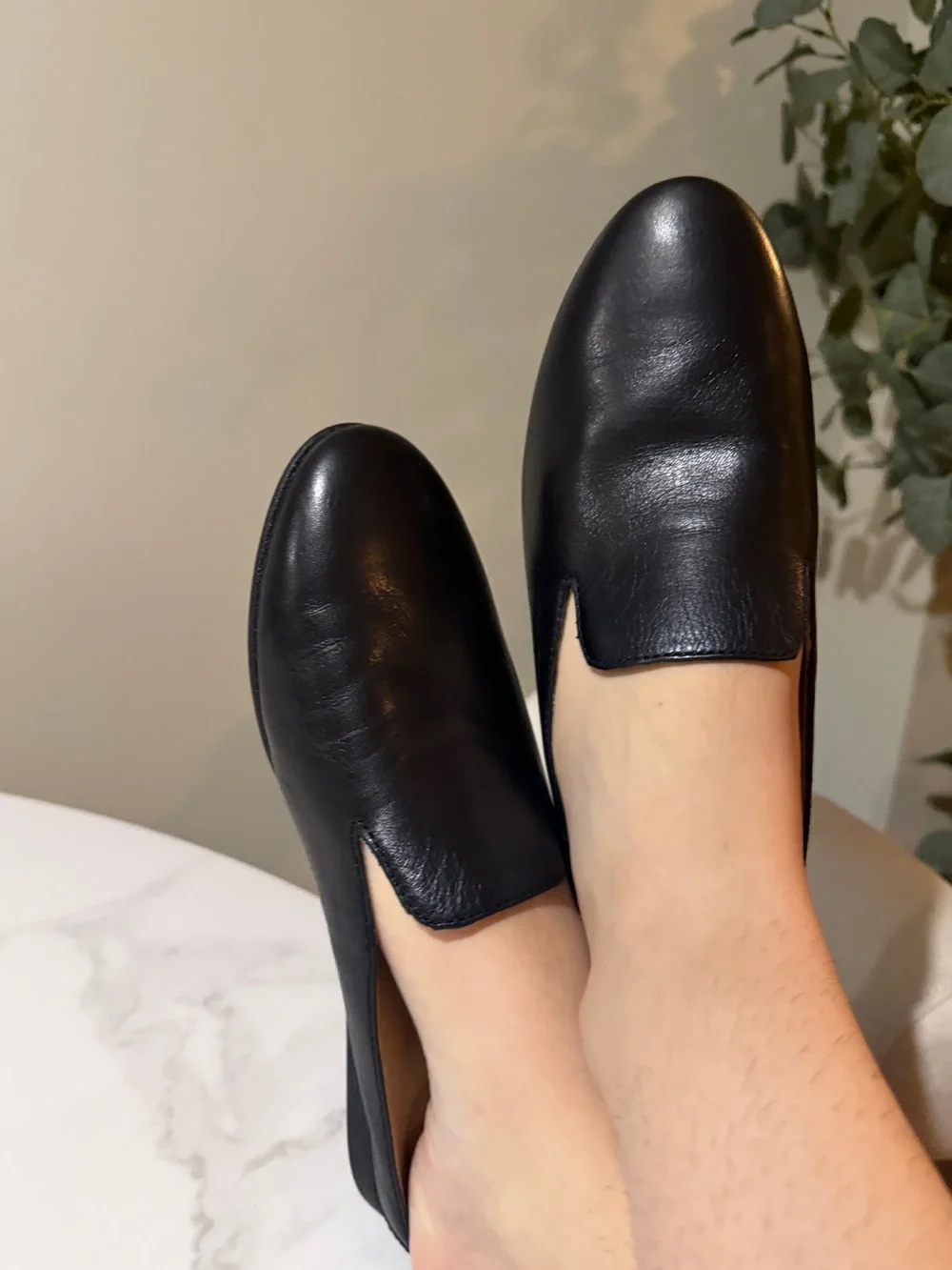 Dansko Black Leather Slip-On Clog